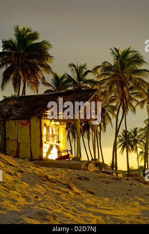 Beach House dans la Caraïbes Banque D'Images