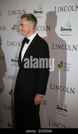 Daniel Day-Lewis au Lincoln premiere film Cinema Savoy à Dublin, Irlande. Dimanche 20 janvier 2013. Banque D'Images