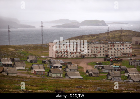 Zelentsy Dalniye, les régions de l'Arctique, la Russie, la mer de Barents Banque D'Images