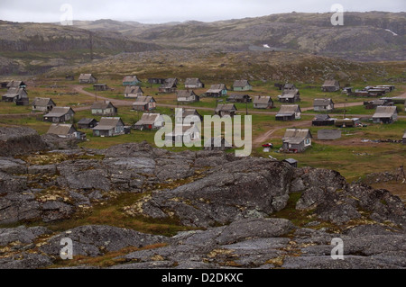 Zelentsy Dalniye, les régions de l'Arctique, la Russie, la mer de Barents Banque D'Images