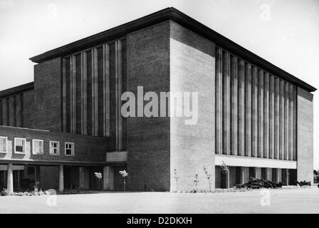 Le centre de radiodiffusion de la RDA à Berlin Est. Banque D'Images