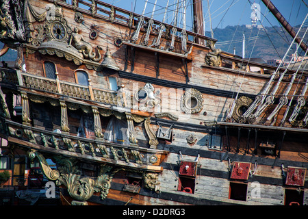 Genua - Galeone Neptun, un bateau pirate de Hollywood photo Pirates, Regie : Roman Polanski Banque D'Images