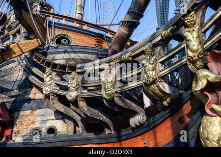 Genua - Galeone Neptun, un bateau pirate de Hollywood photo Pirates, Regie : Roman Polanski Banque D'Images