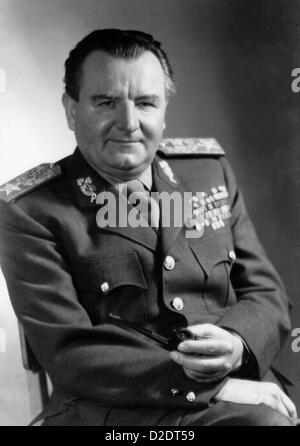 ***PHOTO***Président de la Tchécoslovaquie Klement Gottwald sur archive photo le 14 avril 1951 à Prague, Tchécoslovaquie. Klement Gottwald a été président de la Tchécoslovaquie de Juin 14, 1948 à mars 14, 1953. (CTK) Photo Banque D'Images