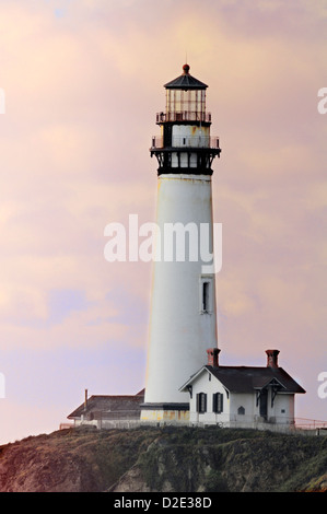Pigeon Point Lighthouse, près de Half Moon Bay, Californie Banque D'Images