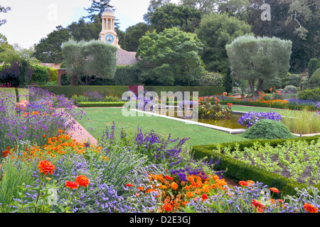 L 'FILOLI' Estate à Woodside en Californie. Célèbres jardins et maison historique. L'emplacement de l'émission 'Dynasty' Banque D'Images