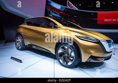 18 janvier 2013 (Détroit, Michigan, États-Unis) North American International Auto Show : Nissan Resonance Concept Hybrid-Electric. Banque D'Images