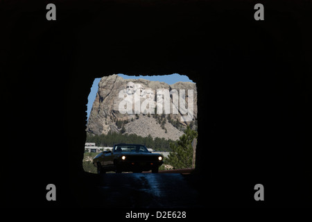 MOUNT RUSHMORE NATIONAL MONUMENT (©Gutzon Borglum & LINCOLN 1941) BLACK HILLS DU DAKOTA DU SUD, USA Banque D'Images