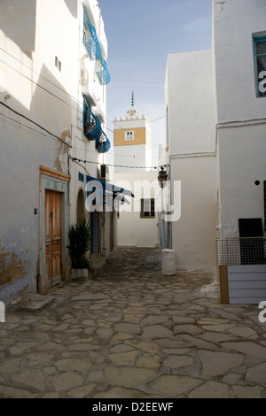 La médina de Hammamet sur la péninsule du Cap Bon en Tunisie Banque D'Images