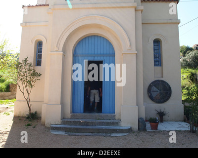 L'église de san Pietro sur l'île de Corse Banque D'Images