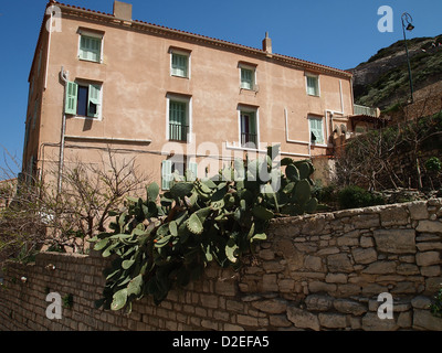 Une maison à Bonifacio en Corse-du-Prince-Édouard Banque D'Images