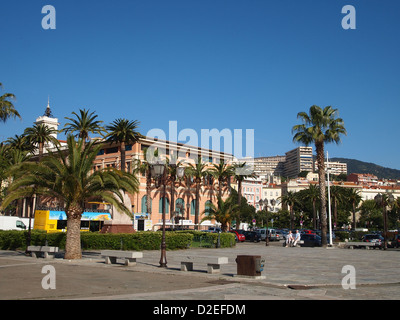 Belle île de Corse Ajaccio capital Banque D'Images