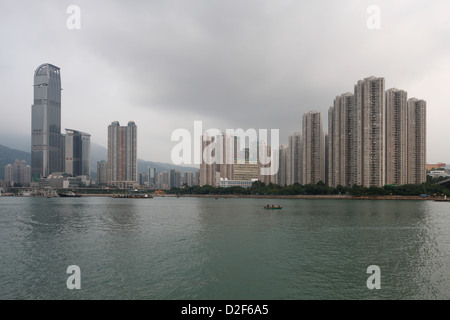 Hong Kong, Chine, et Nina Towers Wohntuerme à Hong Kong Tsuen Wan Banque D'Images