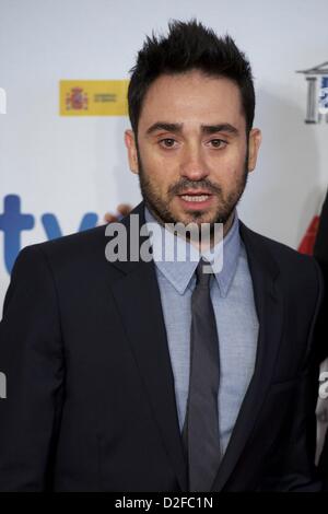 22 janvier 2013 - Madrid, Espagne - réalisateur Juan Antonio Bayona assiste à Jose Maria Forque 'Cinéma' Cérémonie de remise des prix au Teatros del Canal le 22 janvier 2013 à Madrid (crédit Image : © Jack Abuin/ZUMAPRESS.com) Banque D'Images