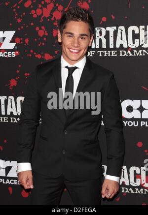 CHRISTIAN ANTIDORMI PREMIERE DE SPARTACUS : WAR OF THE DAMNED LOS ANGELES CALIFORNIA USA 22 janvier 2013 Banque D'Images