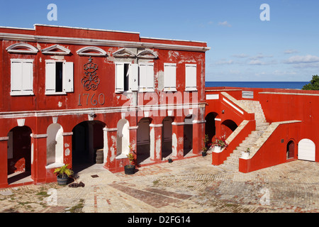 Fort Frederik, Frederiksted, Sainte-Croix, US Virgin Islands, Caribbean Banque D'Images