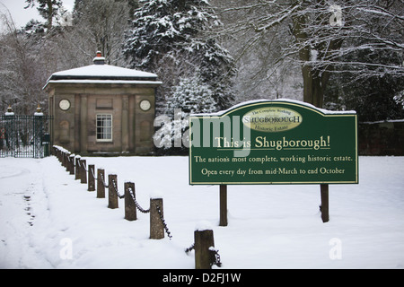 Shugborough Hall, Staffordshire, ancienne demeure de Lord Patrick Lichfield Lichfield, le photographe et cousin de la Reine Banque D'Images