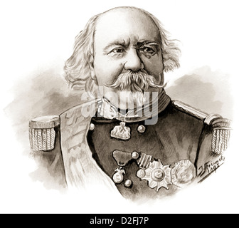 François-Marcellin certain de Canrobert, 1809-1895, maréchal de France dans la guerre franco-allemande ou la guerre franco-allemande, 1870/71, Banque D'Images