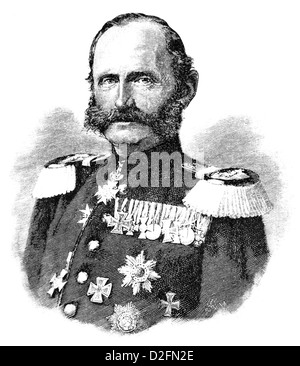 Friedrich August Georg Ludwig Maximilian Wilhelm Karl Maria Népomucène Jean-baptiste Xaver Cyriacus Romanus de Saxe, 1832-1904, roi de Banque D'Images