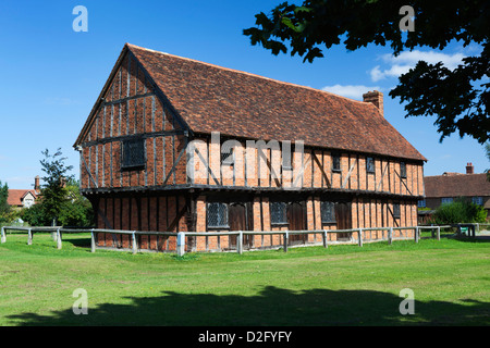 Elstow Moot Hall, 15e siècle sur le marché Vert Elstow Banque D'Images