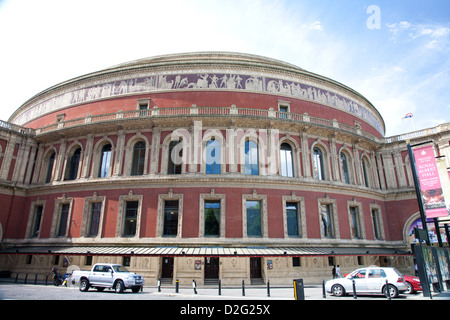 Royal Albert Hall façade, Kensington, Londres, Angleterre, Royaume-Uni Banque D'Images