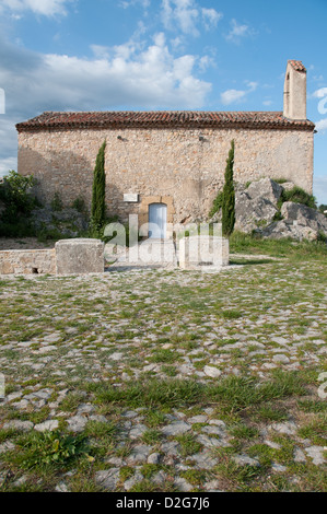 La belle chapelle de St Barthélémy à Montauroux Provence France Banque D'Images