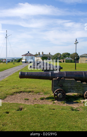 Les canons le Gun Hill, Southwold, Suffolk Banque D'Images