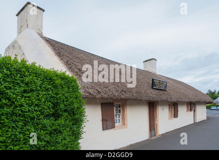 L'Écosse, South Ayrshire, Alloway, Burns Cottage, berceau du poète national de l'Écosse Robert Burns (1759-96) Banque D'Images