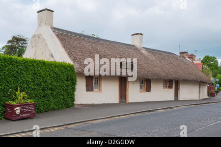 L'Écosse, South Ayrshire, Alloway, Burns Cottage, berceau du poète national de l'Écosse Robert Burns (1759-96) Banque D'Images