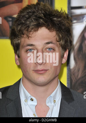 Le 23 janvier 2013 - Los Angeles, Californie, États-Unis - Jeremy Allen White assistant à la première de Los Angeles Film 43 tenue au Grauman's Chinese Theatre à Hollywood, Californie le 23 janvier 2013. Crédit Image : 2013(Photo : D. Long/Globe Photos/ZUMAPRESS.com/Alamy live news) Banque D'Images