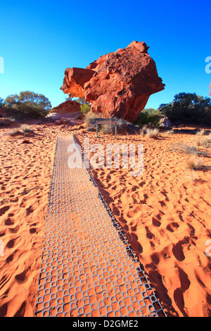 Mushroom Rock Rainbow Valley Centre de l'Australie Banque D'Images