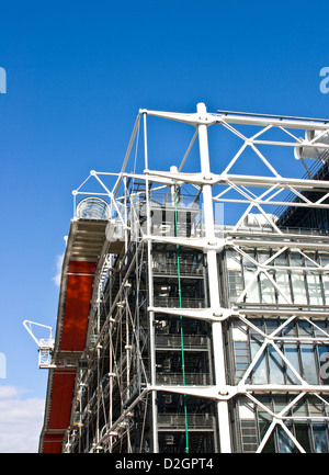 Centre Georges Pompidou conçu par Renzo Piano, Richard Rogers et Gianfranco Franchini Beaubourg Paris France Europe Banque D'Images