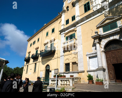 Monte Pellegrino Sicile Italie grotte de Santa Rosalia Banque D'Images