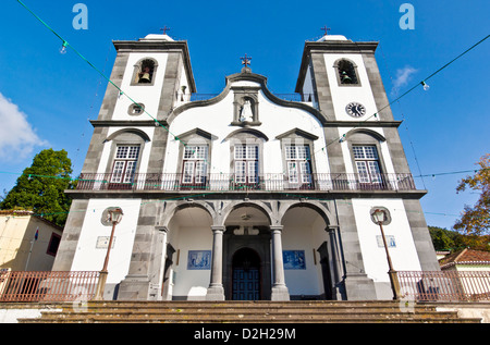 Madeira Monte église Igreja de Nossa Senorha do Monte - Église notre-Dame de Monte Monte Madeira Portugal UE Europe Banque D'Images