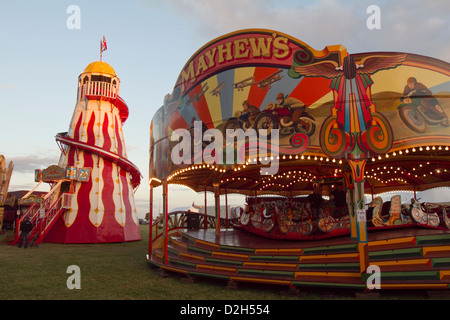 Parc d'expositions d'époque au Goodwood Revival Banque D'Images