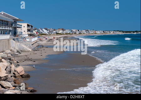 Wells Beach, Maine, USA. Banque D'Images