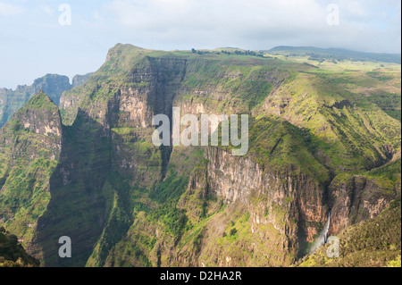 Parc national des montagnes du Simien, UNESCO World Heritage Site, région d'Amhara, en Éthiopie Banque D'Images