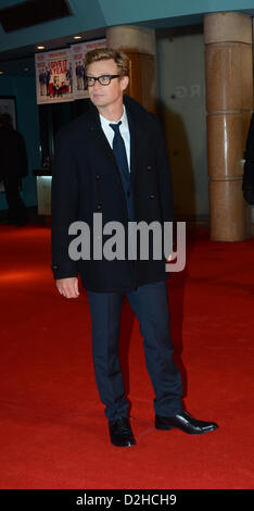 24 janvier 2013 : Simon Baker assiste à la première européenne de "Je lui donne une année' à Londres de Leicester Square, London,UK Banque D'Images