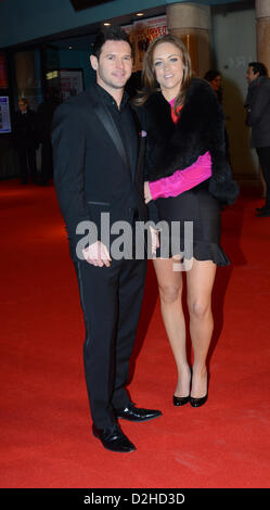 24 janvier 2013 : Matt Jarvis assiste à la première européenne de "Je lui donne une année' à Londres de Leicester Square, London,UK Banque D'Images