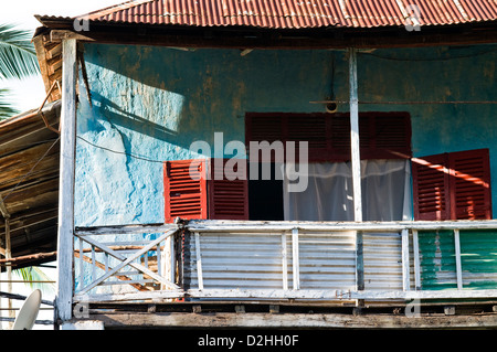 Ancienne caserne, hell-ville, Nosy-be, madagascar Banque D'Images