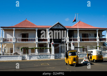 Architecture coloniale française, Diego Suarez (Antsiranana), Madagascar Banque D'Images