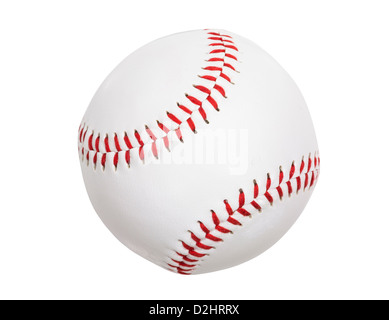 Nettoyer nouveau isolé baseball with clipping path. Banque D'Images