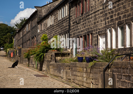 Christelle brossault Lane, Heptonstall, Hebden Bridge, West Yorkshire, Calderdale Banque D'Images