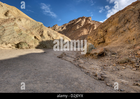 Dans la région de Golden Canyon, Death Valley National Park, Californie Banque D'Images