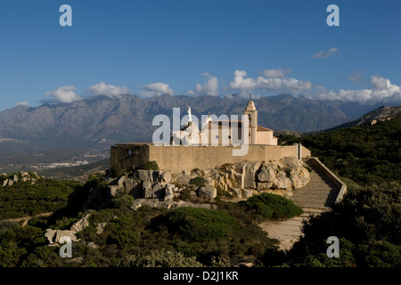 Corse : Calvi - Notre Dame de la Serra church Banque D'Images