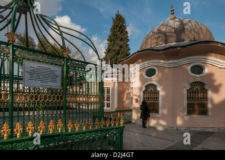 La tombe de Sunbul Efendi et mosquée du complexe Kocamustafa à Istanbul. Banque D'Images