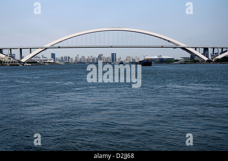 Bund Shanghai，Lu-Pu Bridge Banque D'Images