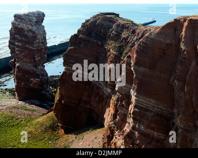 Helgoland, Allemagne, la grande Anna, le monument d'Helgoland Banque D'Images