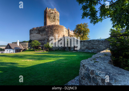 Ruines du château médiéval de Bolkow, Silésie, Pologne Banque D'Images