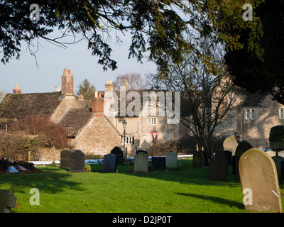 Le village de Lacock dans le comté de Wiltshire, Angleterre, Royaume-Uni Banque D'Images